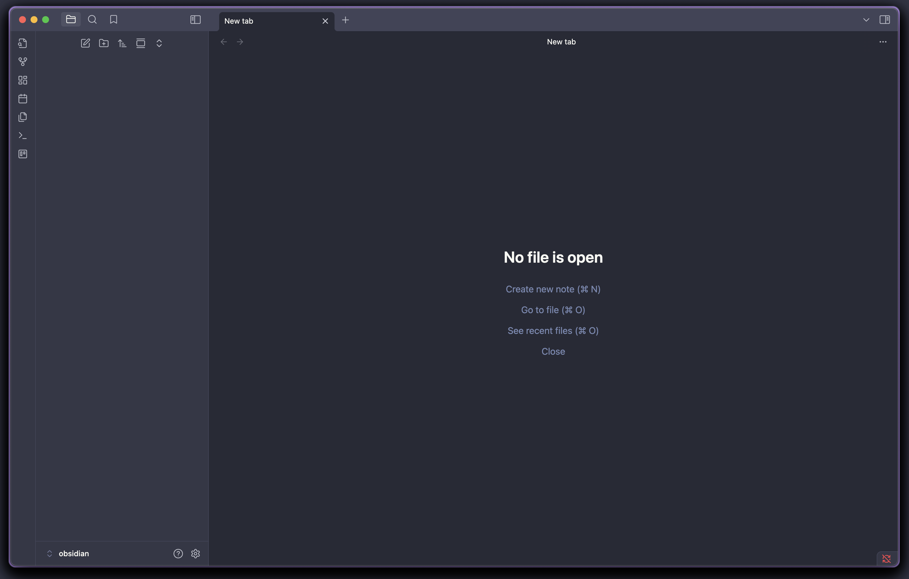 Obsidian Dracula Screenshot