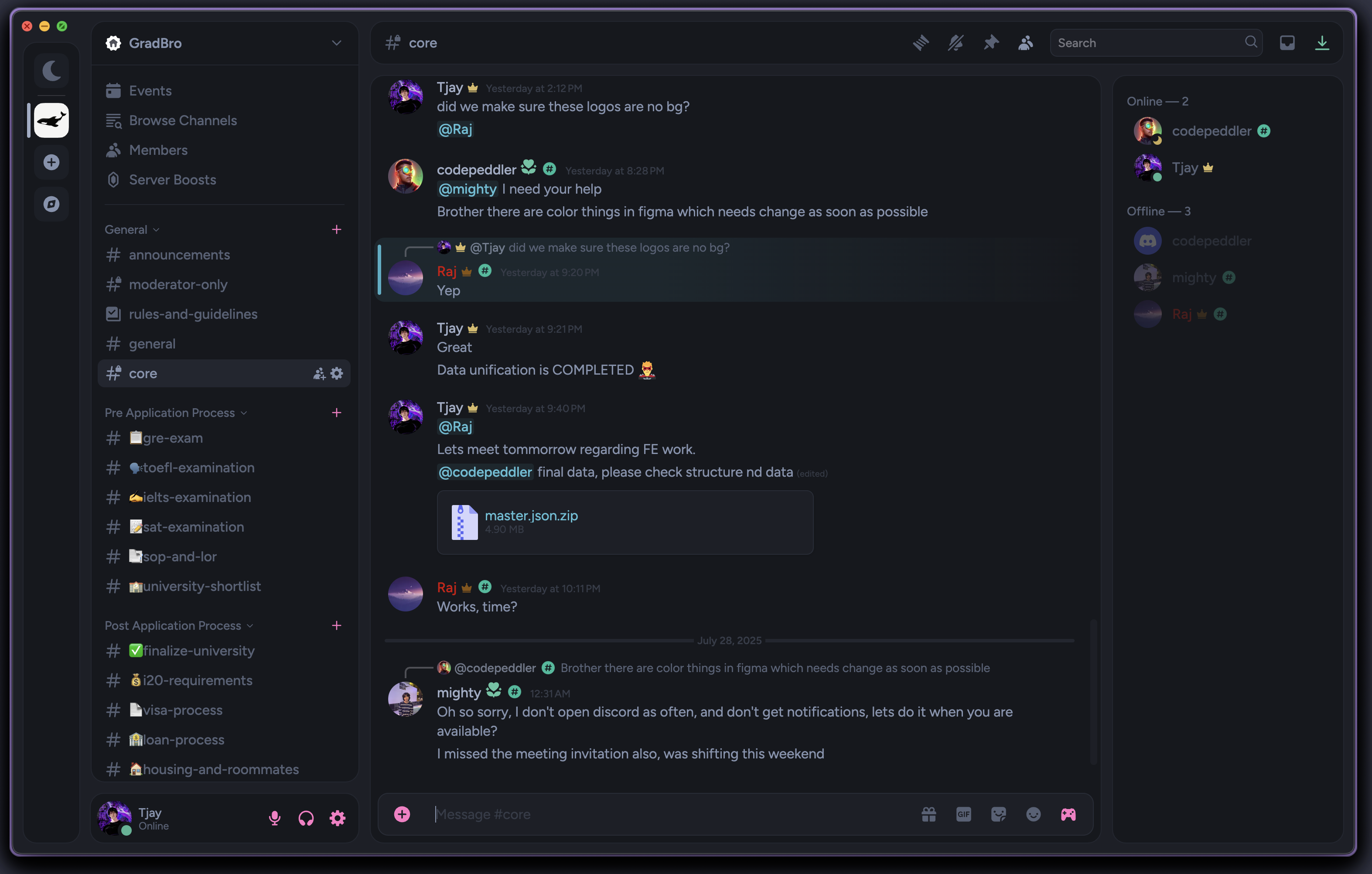 Discord Dracula Screenshot