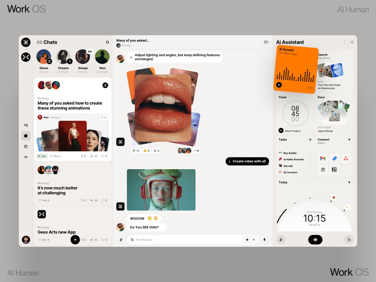 Landing page bento component example 6